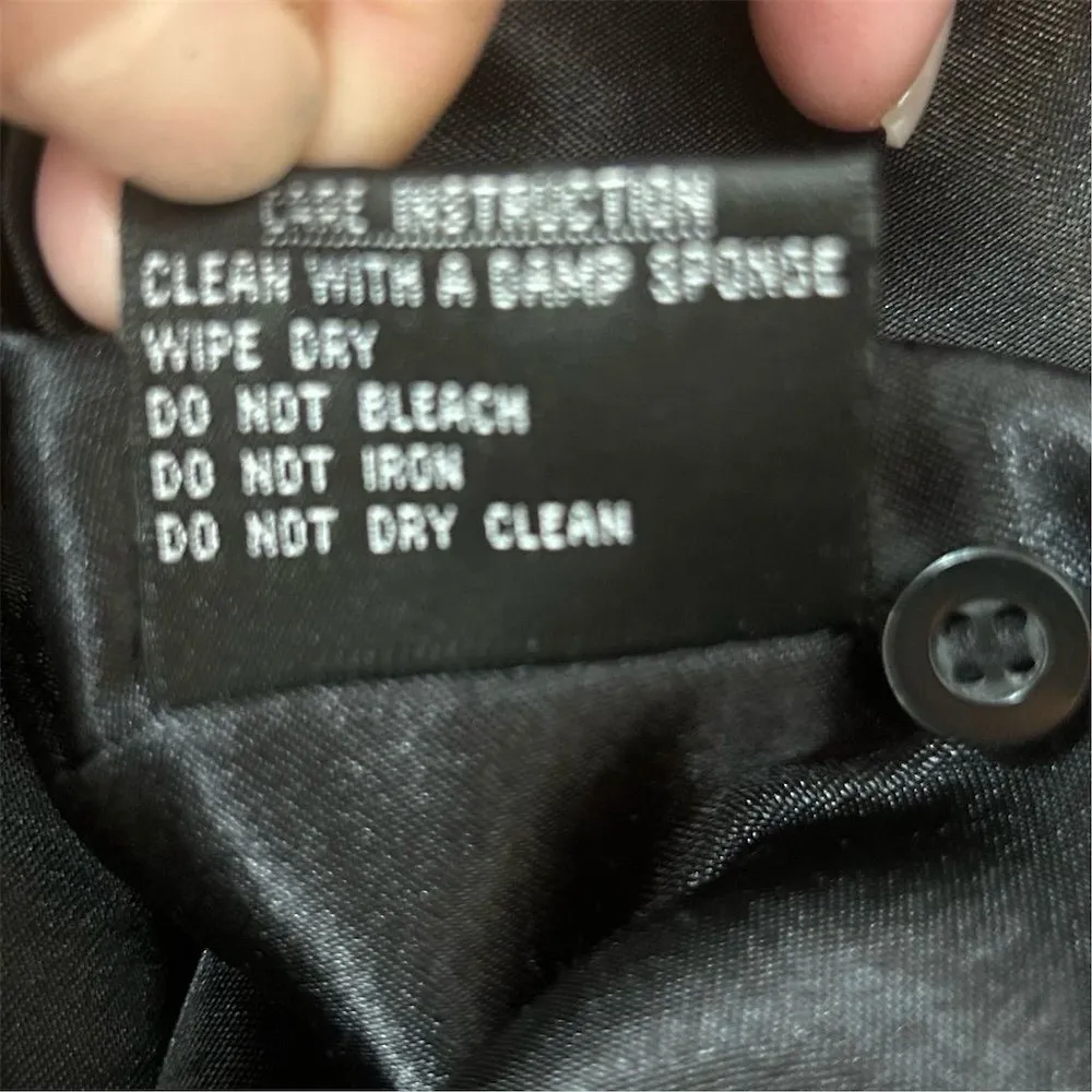 Nicole Miller Women's Black Basic Jacket Size L Zip-Up Classic Collar - Image 9