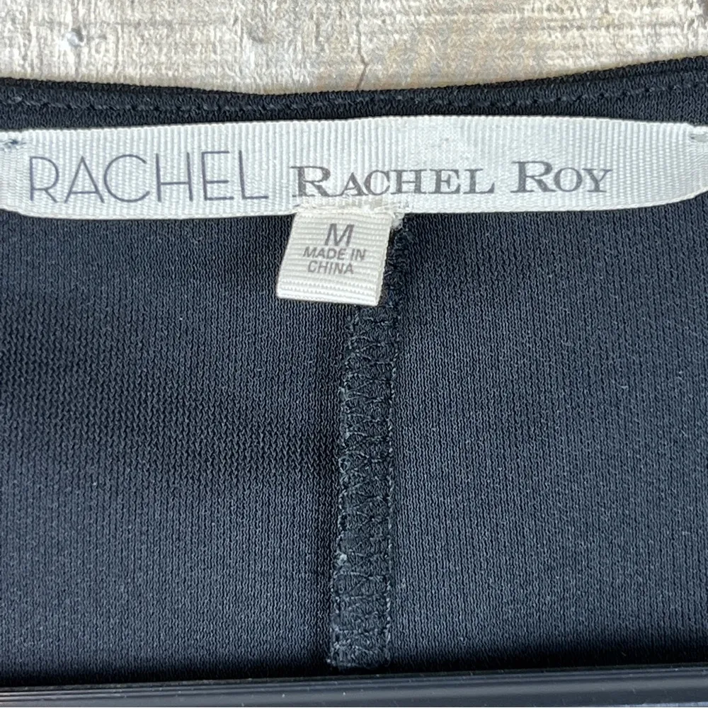 Rachel Rachel Roy Women’s Black Casual VNeck Sleeveless Surplice Dres Size M - Image 8