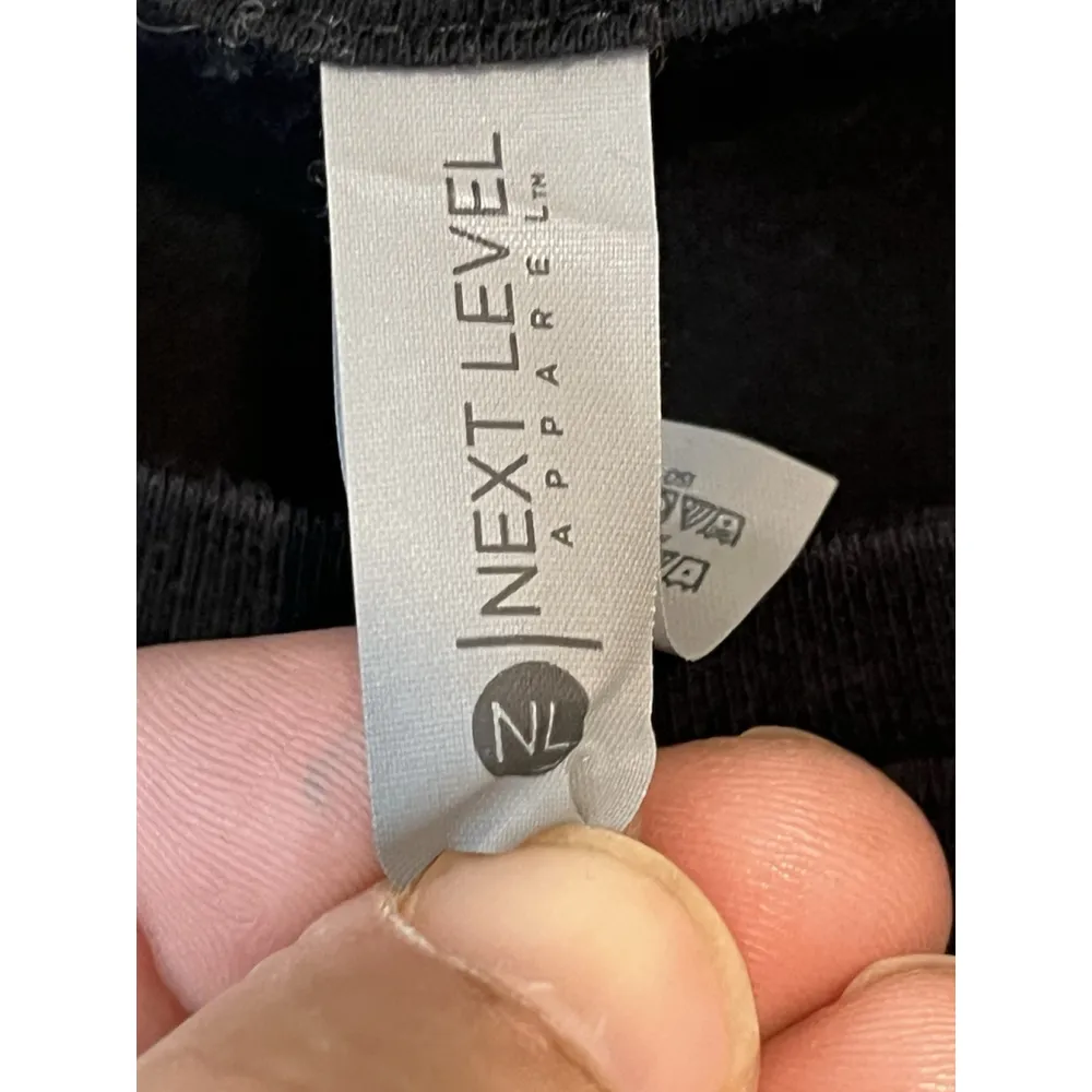 Next Level T Shirt Womens M Short Sleeve Black USA ATAC Level Up Tee NEW - Image 5