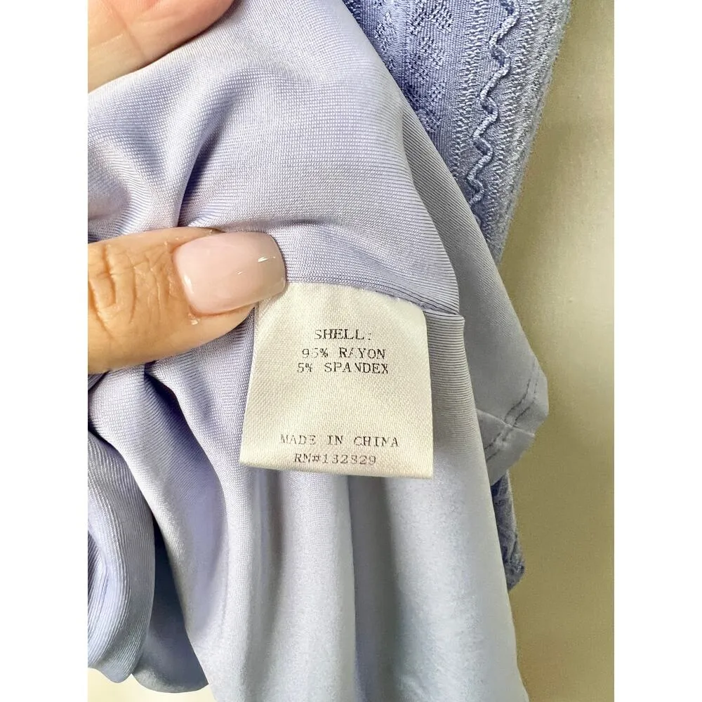 NWT MORE TO COME Jayne Strapless Side Slit Maxi Dress Lilac Women's Size XS Purple - Image 4