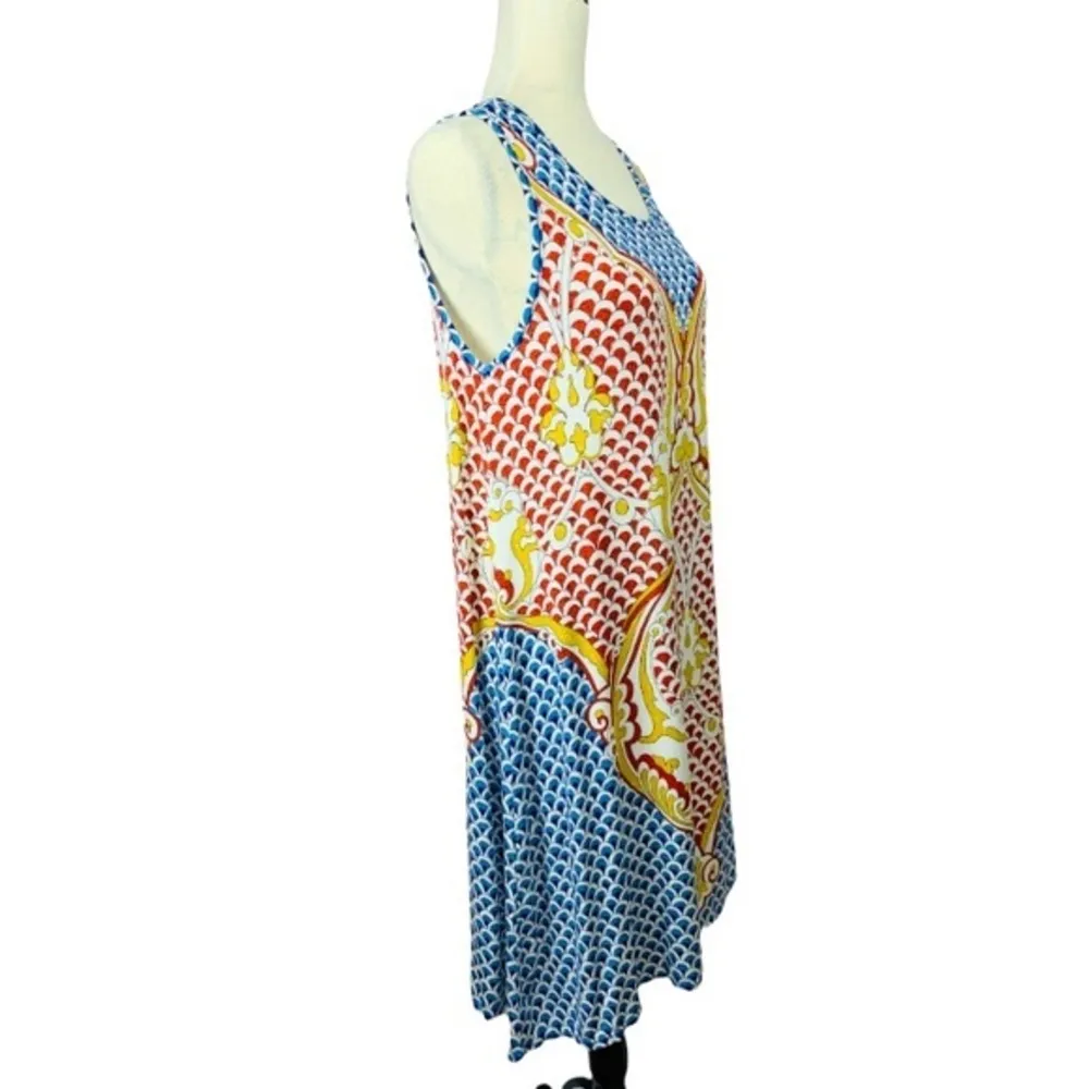 Max Edition Scale Medallion A-Line Tank Dress Size M - Image 7