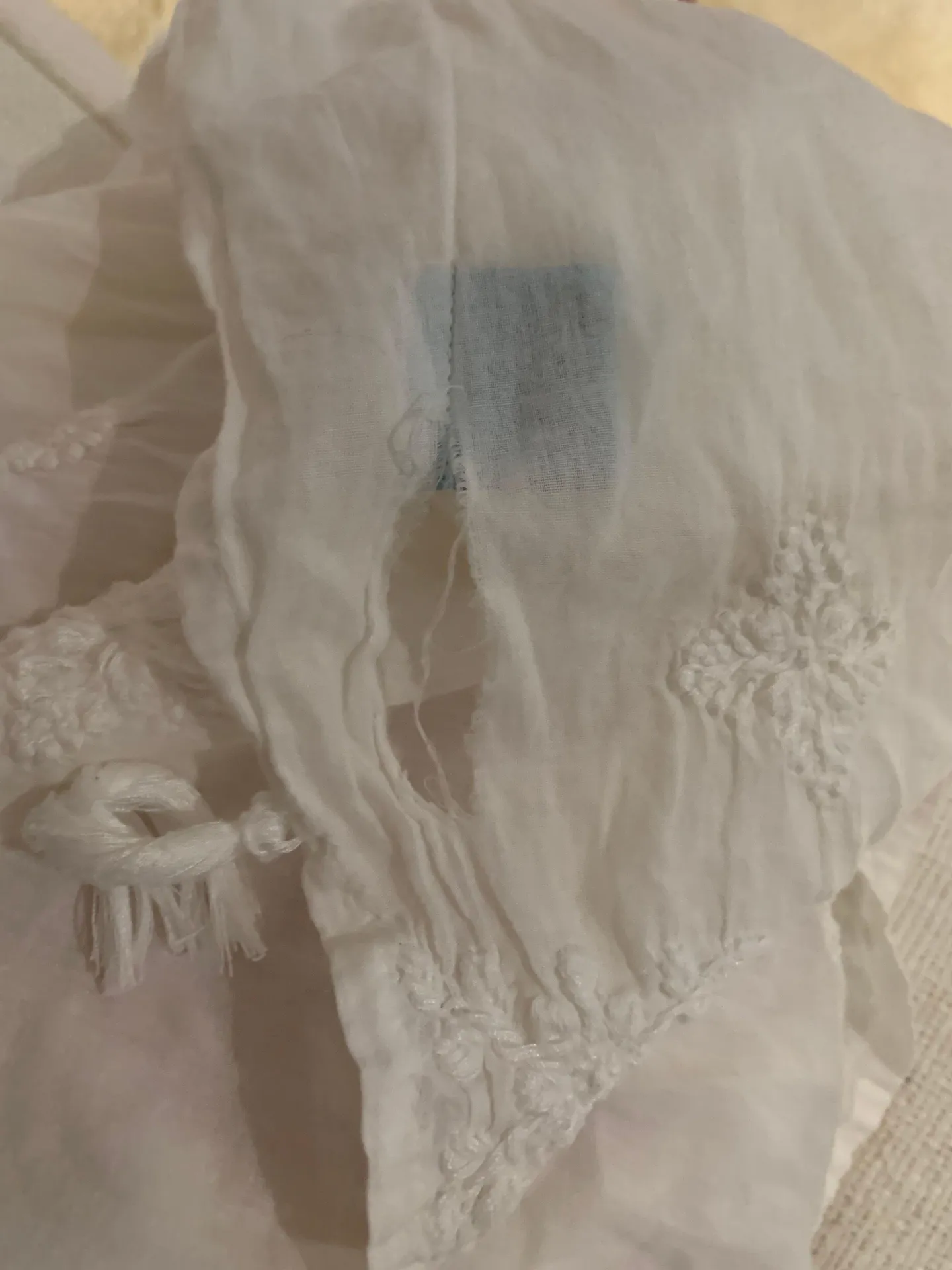 White Cotton Cover Up - Image 3