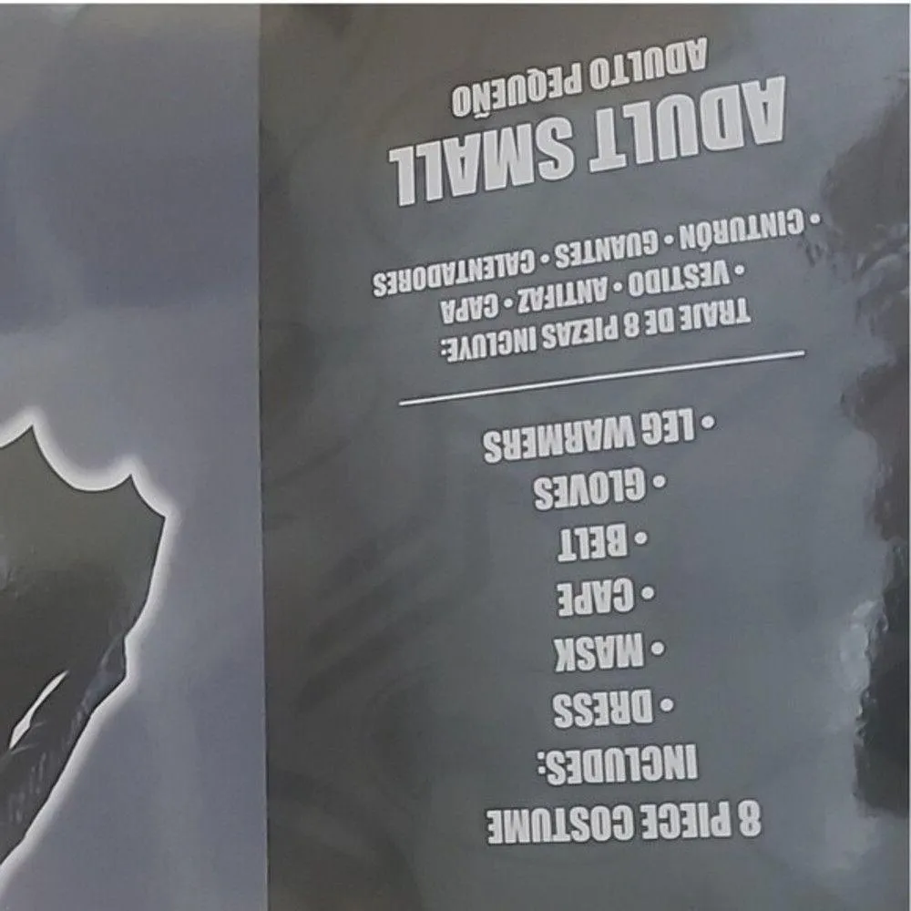 Women's Batgirl Halloween Costume 8 Piece Set Adult Small NEW! - Image 8