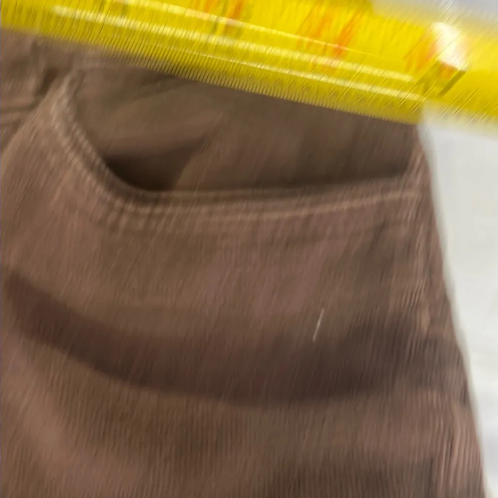 St. John's Bay Brown corduroy Straight Leg Pants no back pockets 14 casual - Image 10