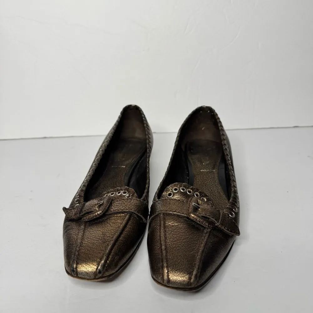 Prada  bronze flats size 38 - Image 4