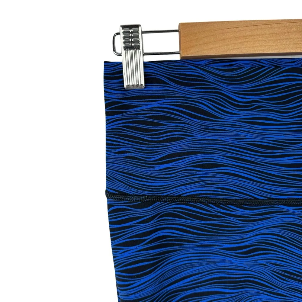 SoulCycle x Lululemon High Times Pant leggings in Life Lines Cerulean Size 10 - Image 8