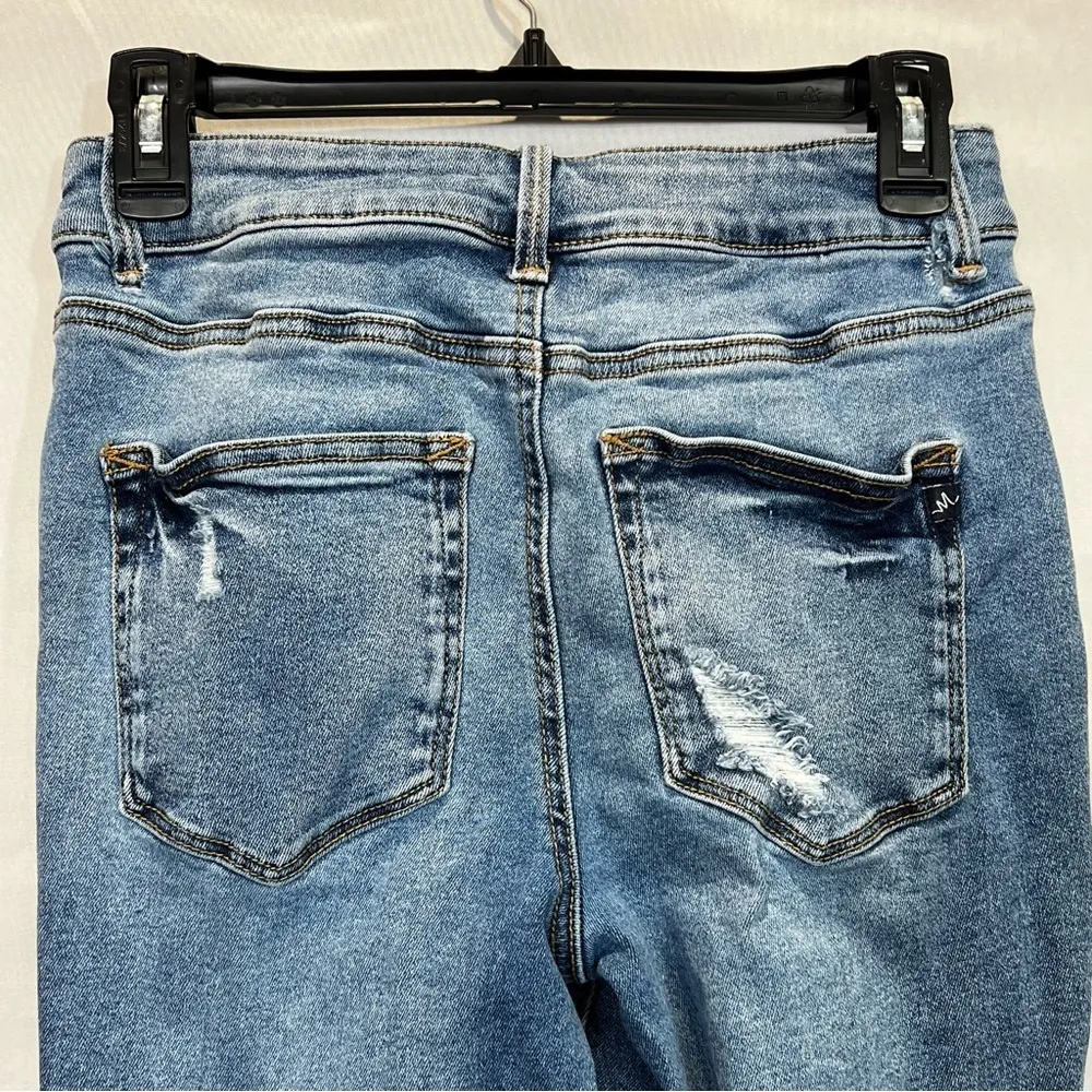 M Jeans By Maurice’s High Rise Ripped Jegging Jeans Size S Distressed Jean - Image 8