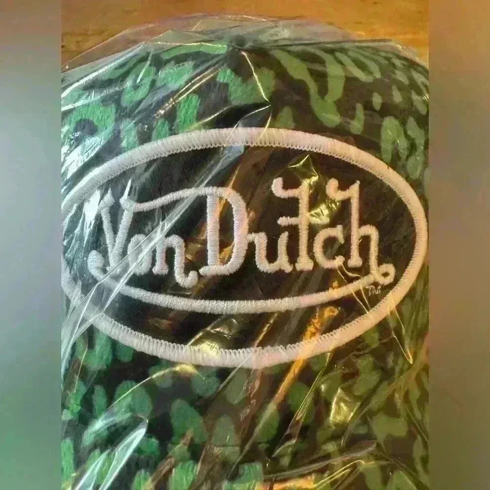 POPULAR AUTHENTIC NWT Von Dutch Unisex Lime Cheetah Trucker Hat ~ NEW! - Image 5