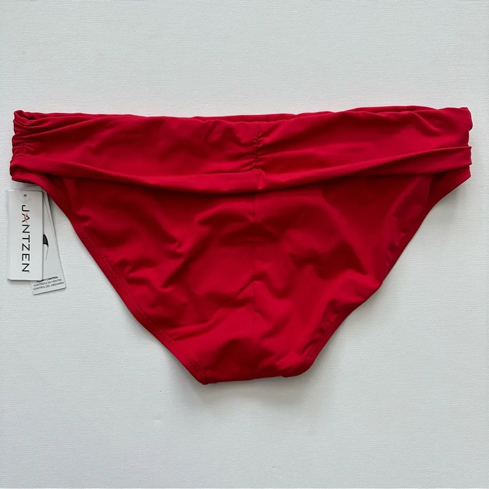 Jantzen Women’s Solid Foldover Bikini Bottom Size 12 - Image 7