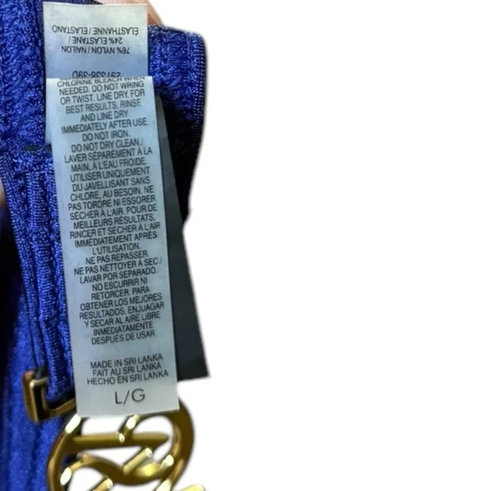 Victoria's Secret Y2K Blue Green Satin Padded Strapless Bikini Swimsuit Top - Image 8