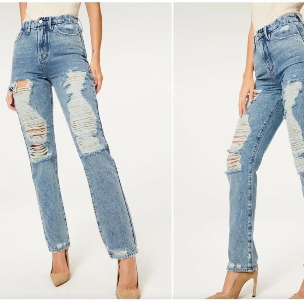 NWT Good American Good Boy 32" Inseam - Size 4/27 - Image 10