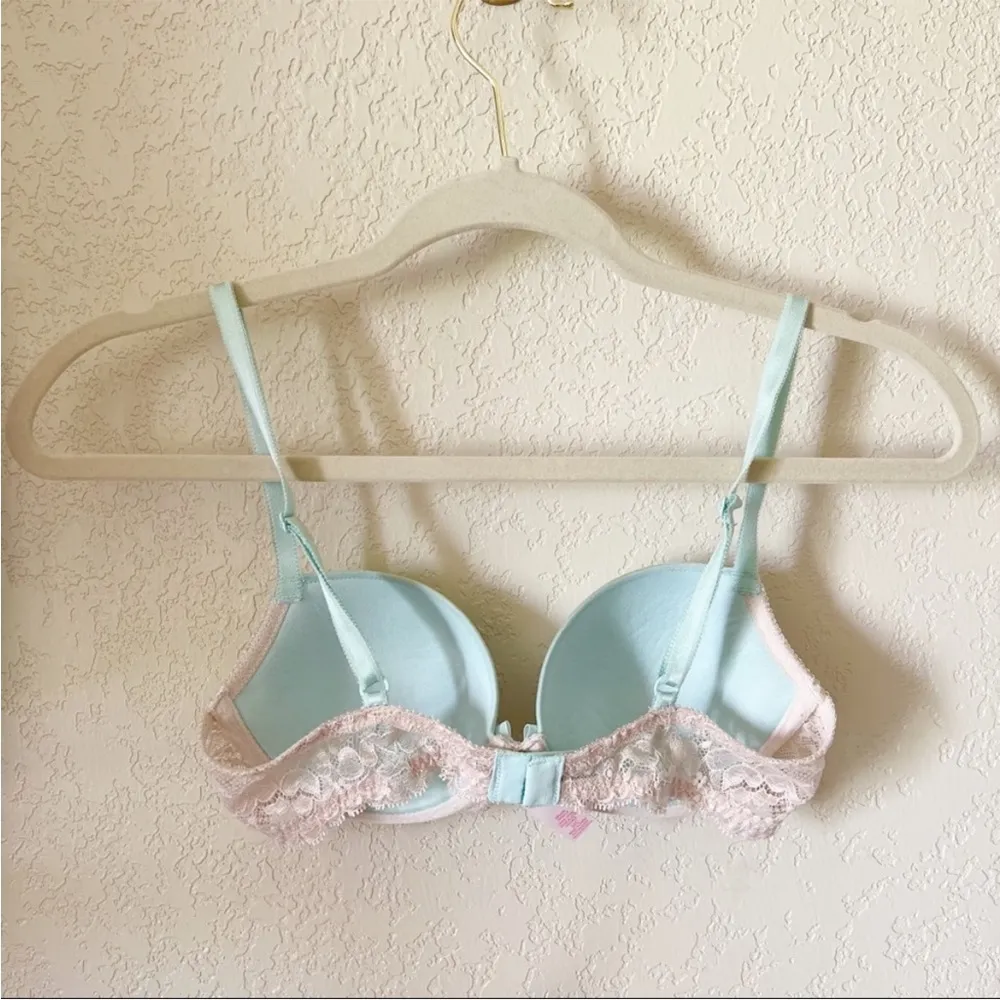 Victoria Secret Demi Lace Rhinestone Bra - Image 4