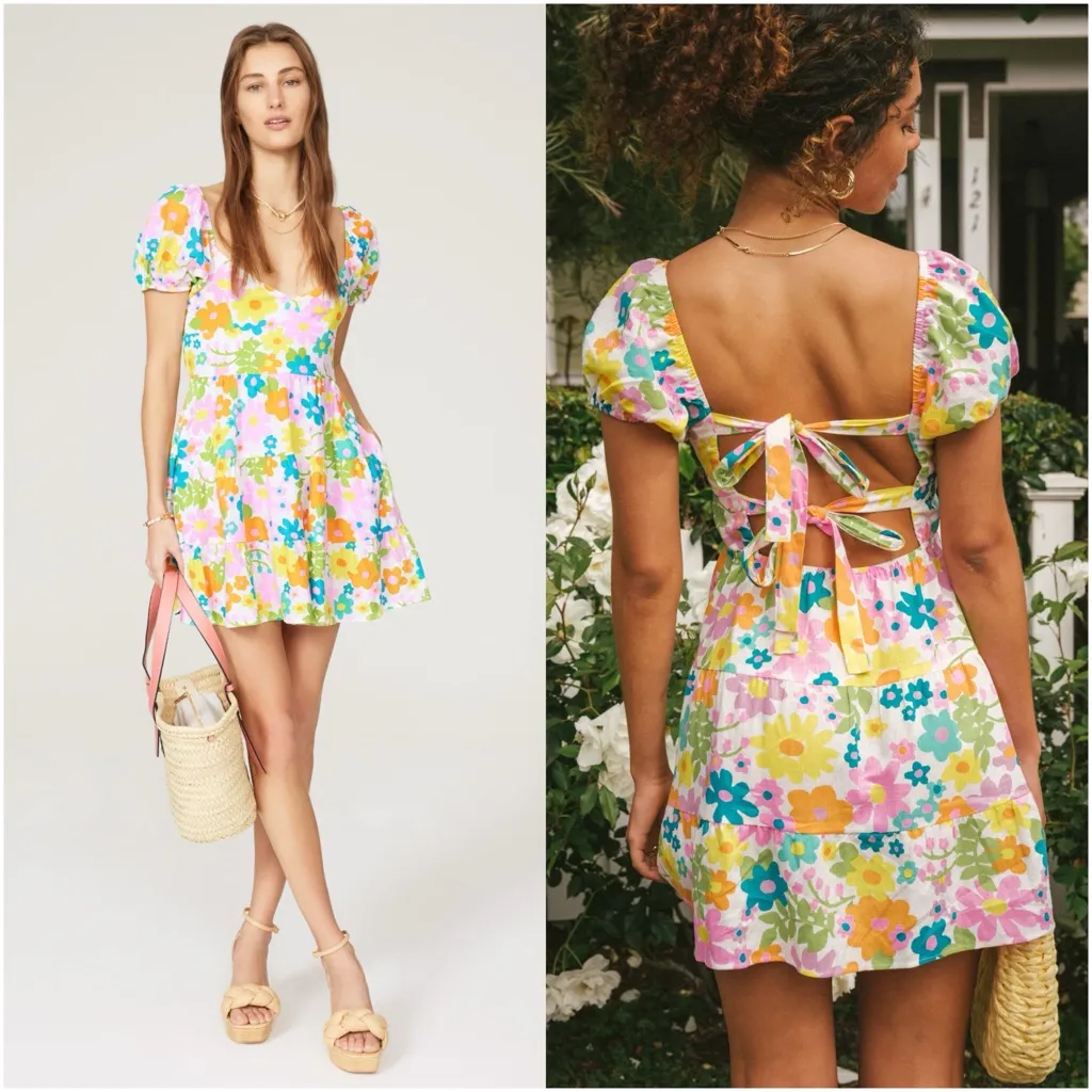 SHOW ME YOUR MUMU Cathy Mini Dress In Petal Pop - Image 2