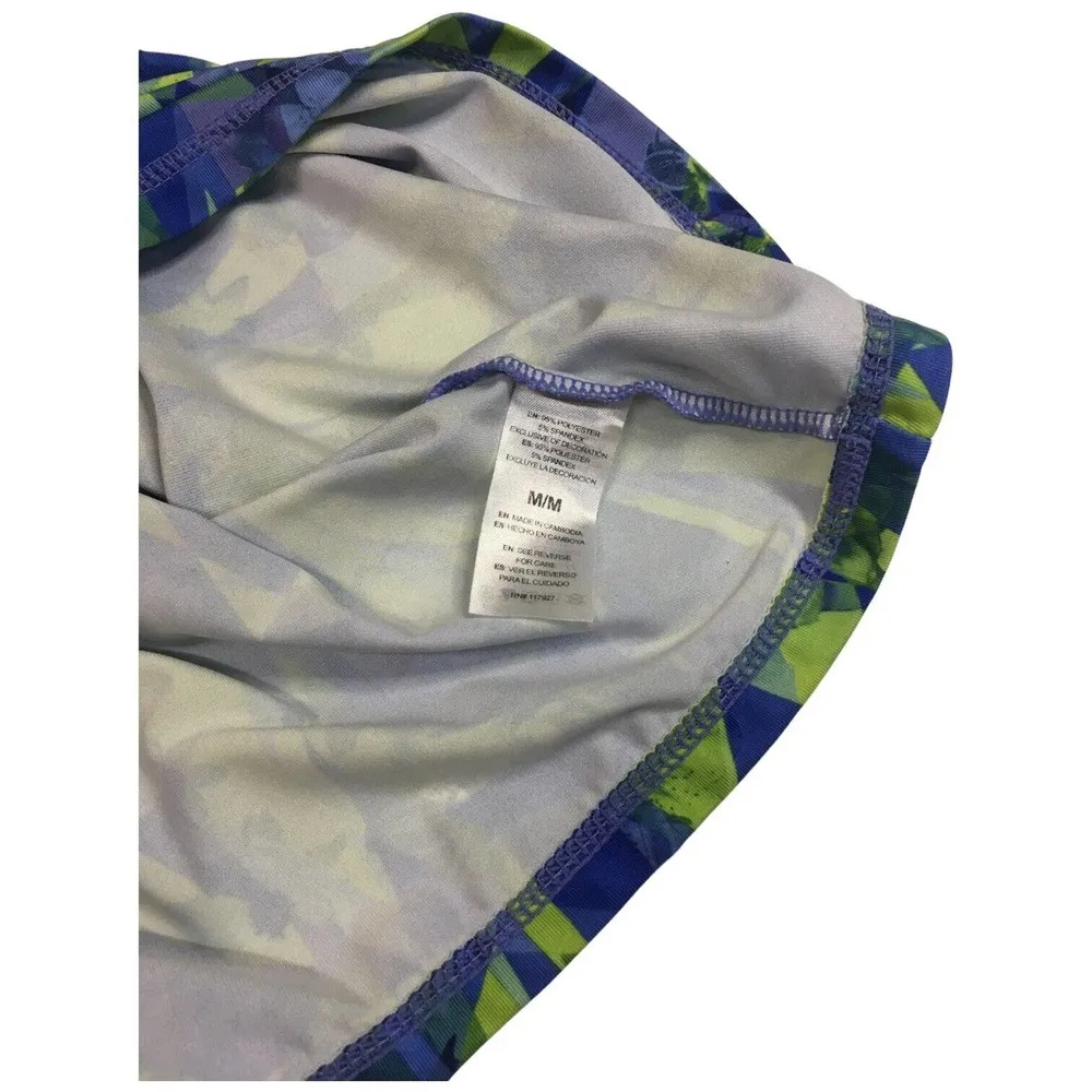 HEAD Tennis Racerback Athletic Scoop Neck Summer Tank Top Logo Green Blue M - Image 11