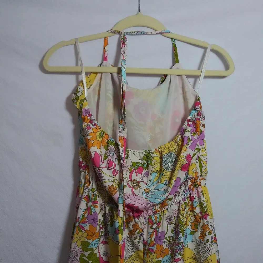Liberty of London for Target Retro Floral Sun Dress Size Small Pink - Image 6