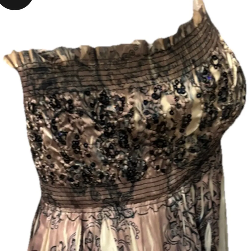 Anthropologie Lapis One Size Sequin Y2K Style Dress - Image 3