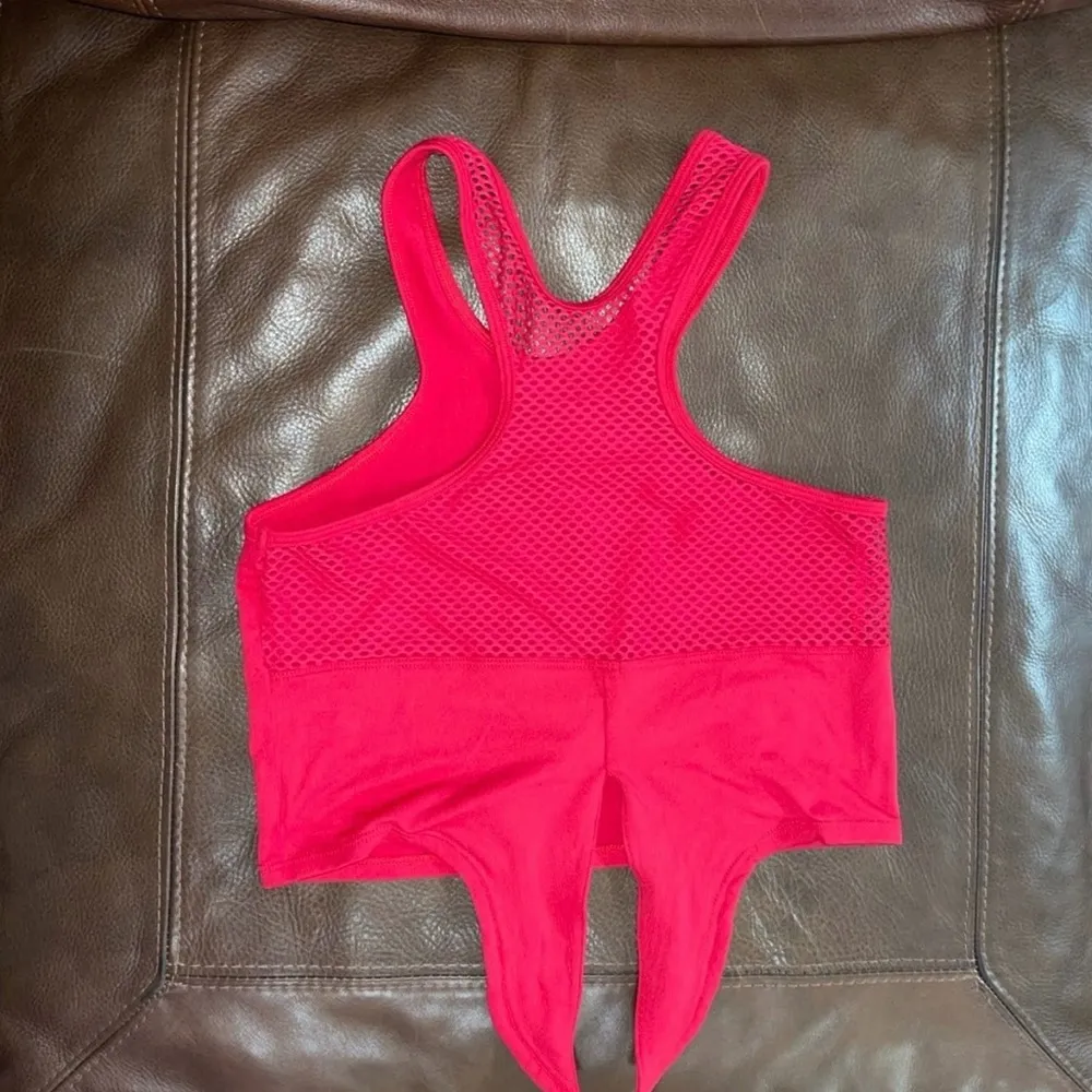 Bombshell Sportswear red mesh tie tank top!!! - Image 5