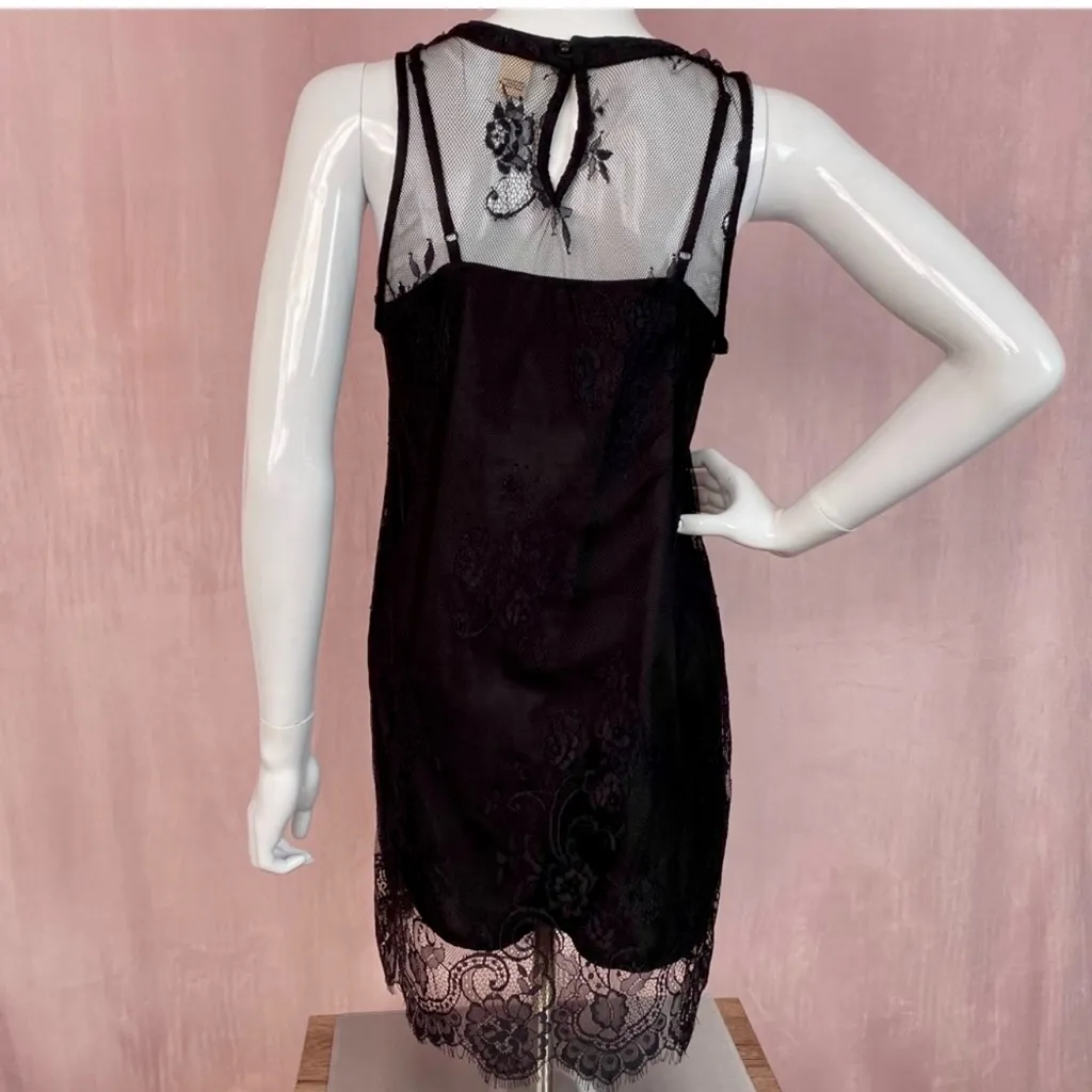 Forever 21 - Beautiful Sleeveless Black Lace Overlay Dress - brand new! 🖤 - Image 3