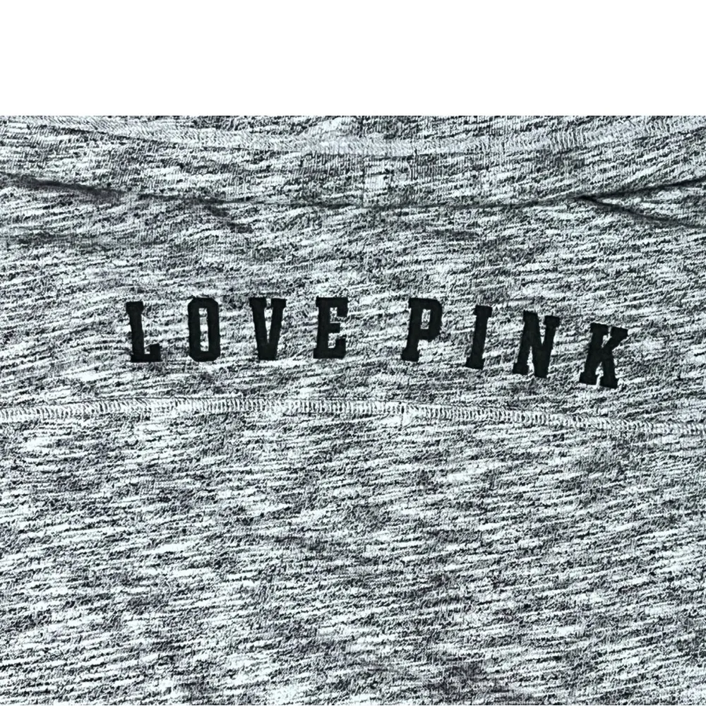 Victoria's Secret PINK Streetwear Funnel Neck 3/4 Sleeve Sweatshirt L Athleisure - Image 5