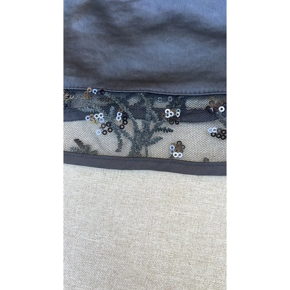 Forever 21 black crop camisole size medium NEW - Image 6