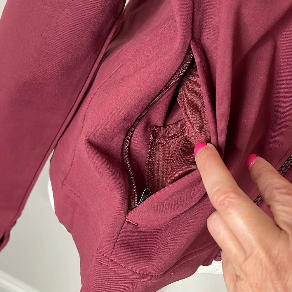 Public Rec All Day‎ Jacket. NWT. Size Medium. Maroon Red - Image 5