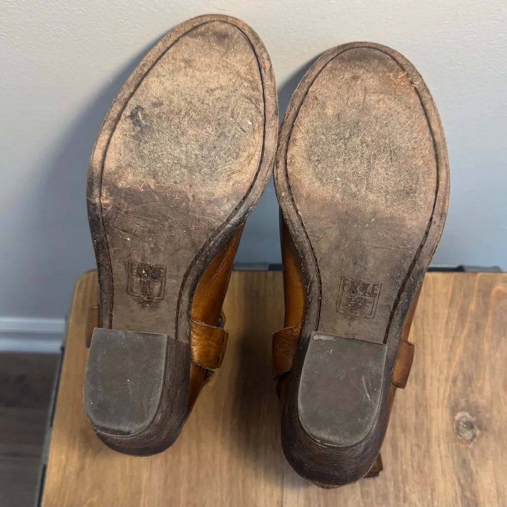Frye Brown Leather Ankle Boots - Image 6