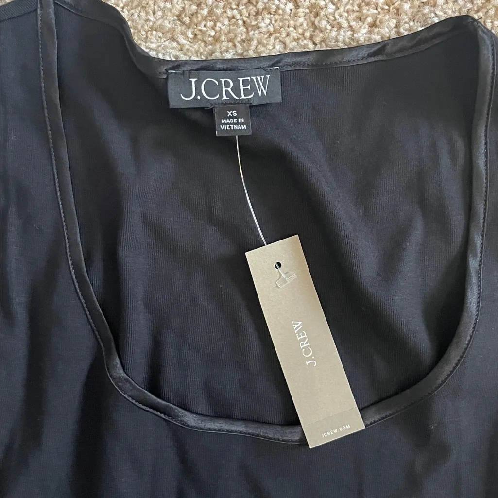 J.Crew Black Mixy Dress - Image 8