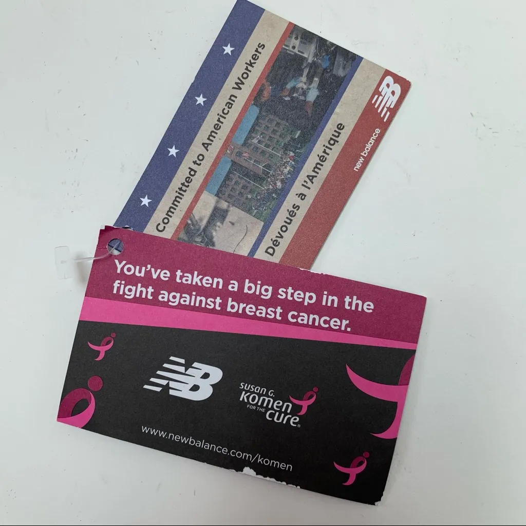 New Balance Susan G. Komen walking athletic sneakers gray with pink trim Size 8 - Image 14