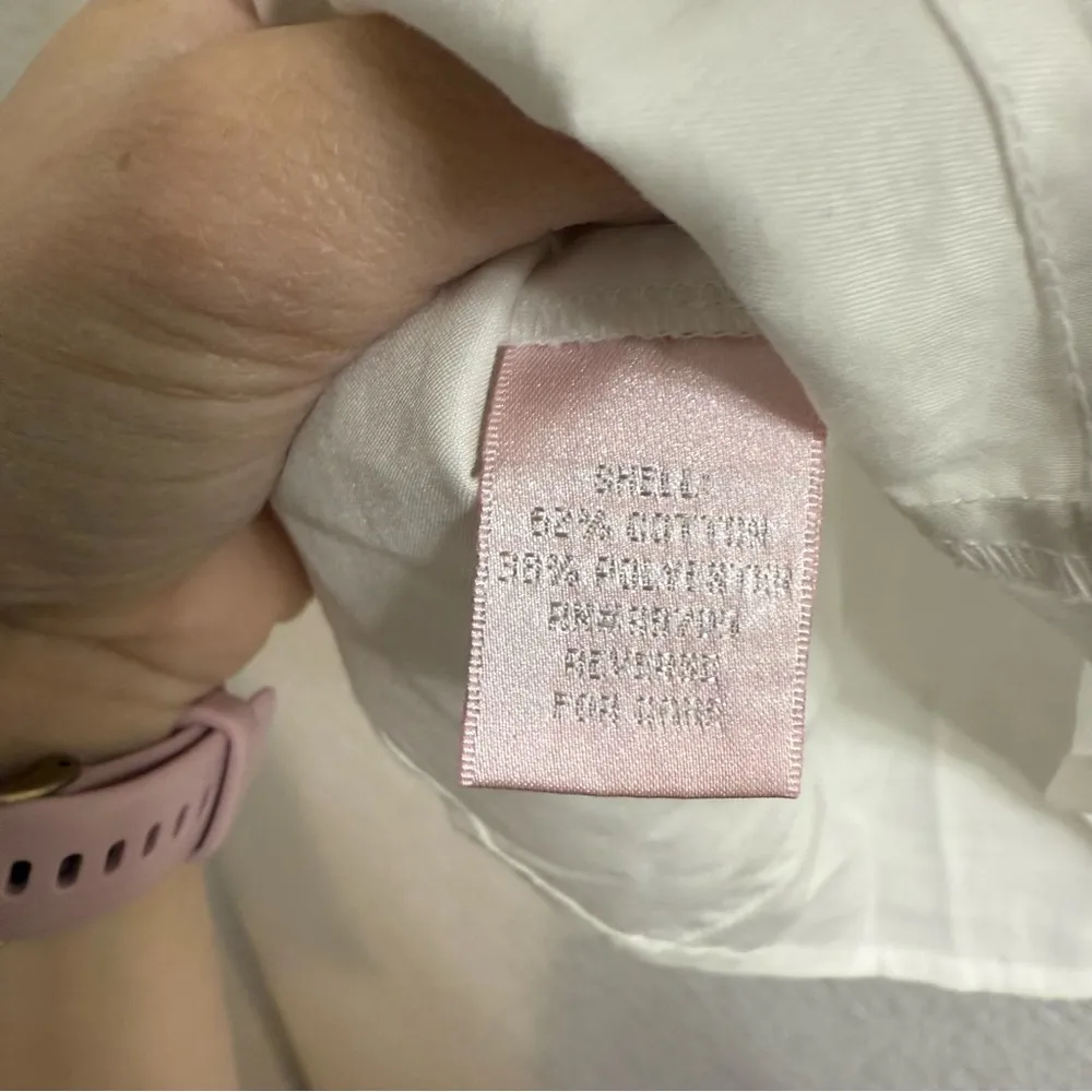 Rebecca Taylor Elegant White Sleeveless Bow Top Size 12 - Image 4