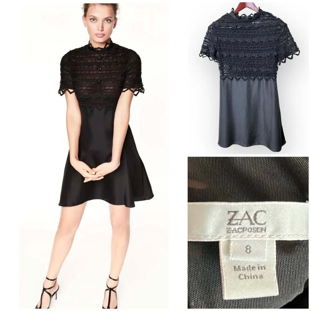 ZAC Zac Posen lace and silk A - Image 2