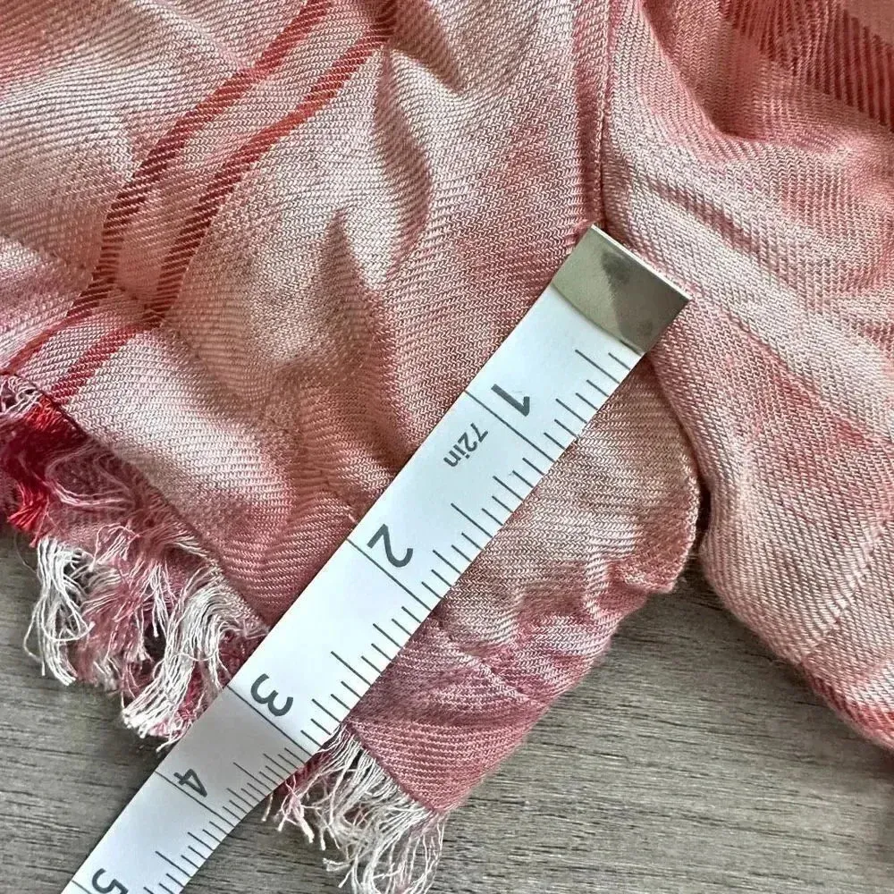 HONEY BELLE | NWT Pink Multi Stripe Raw Hem Shorts | Large - Image 5