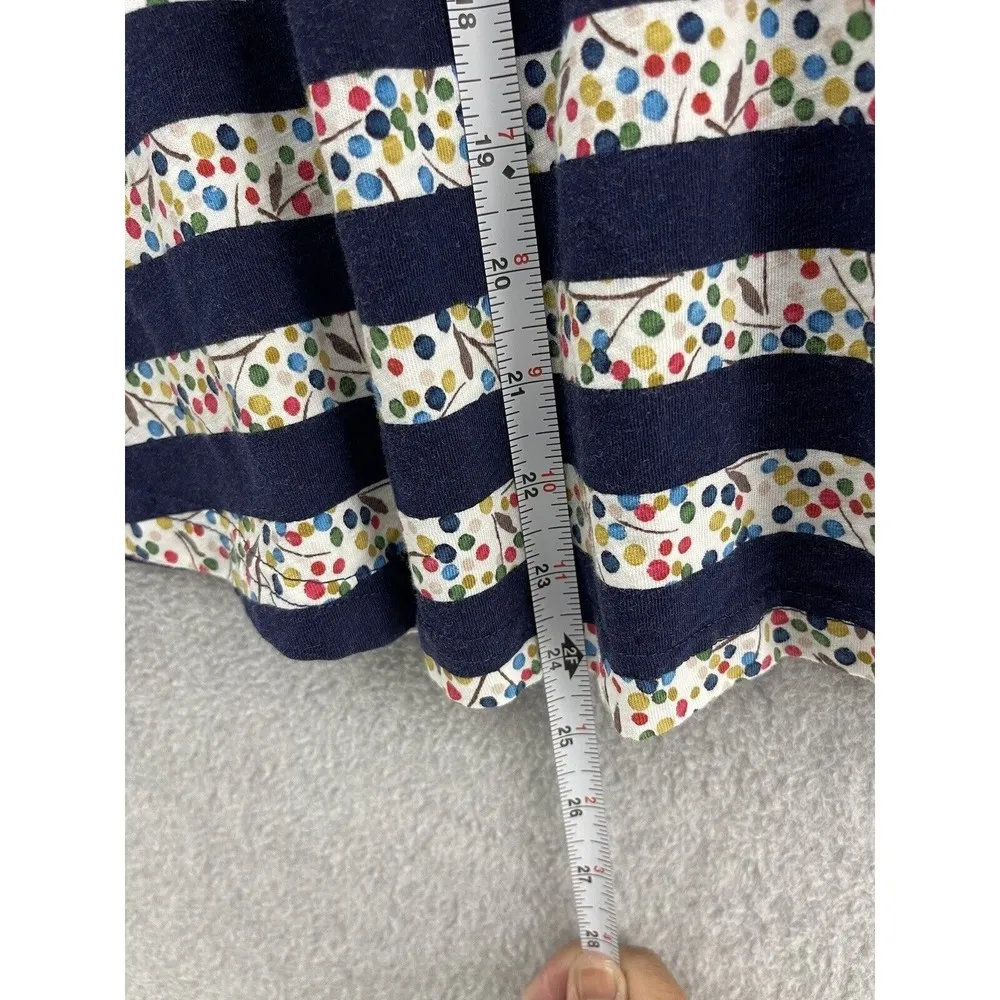 Joules Women's T Shirt Striped Colorful Size 6 Striped Dotted Long Sleeve - Image 7