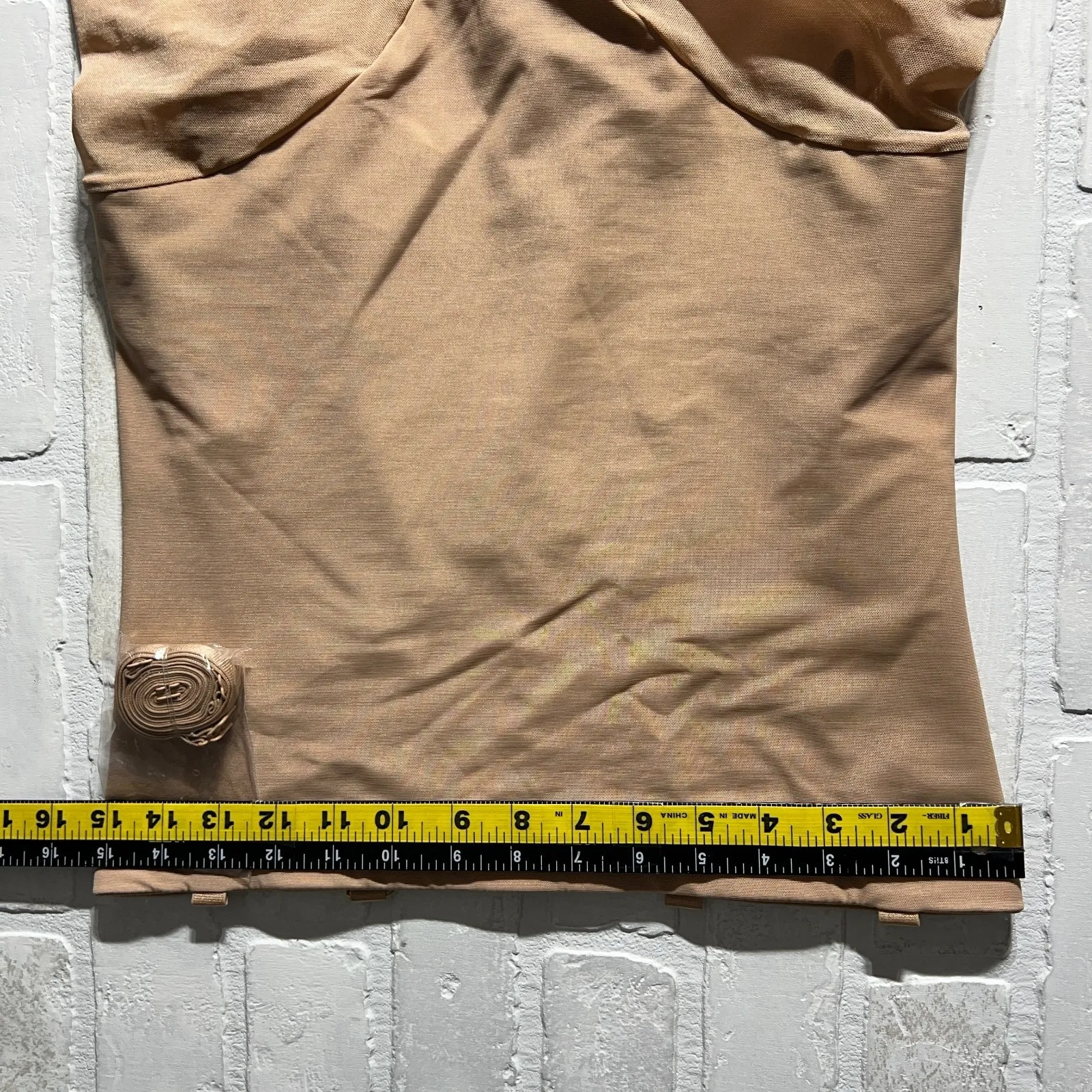 Honeylove Superpower Short 1X Beige Shapewear Slimming Straps Sand Girdle NEW Tan - Image 8