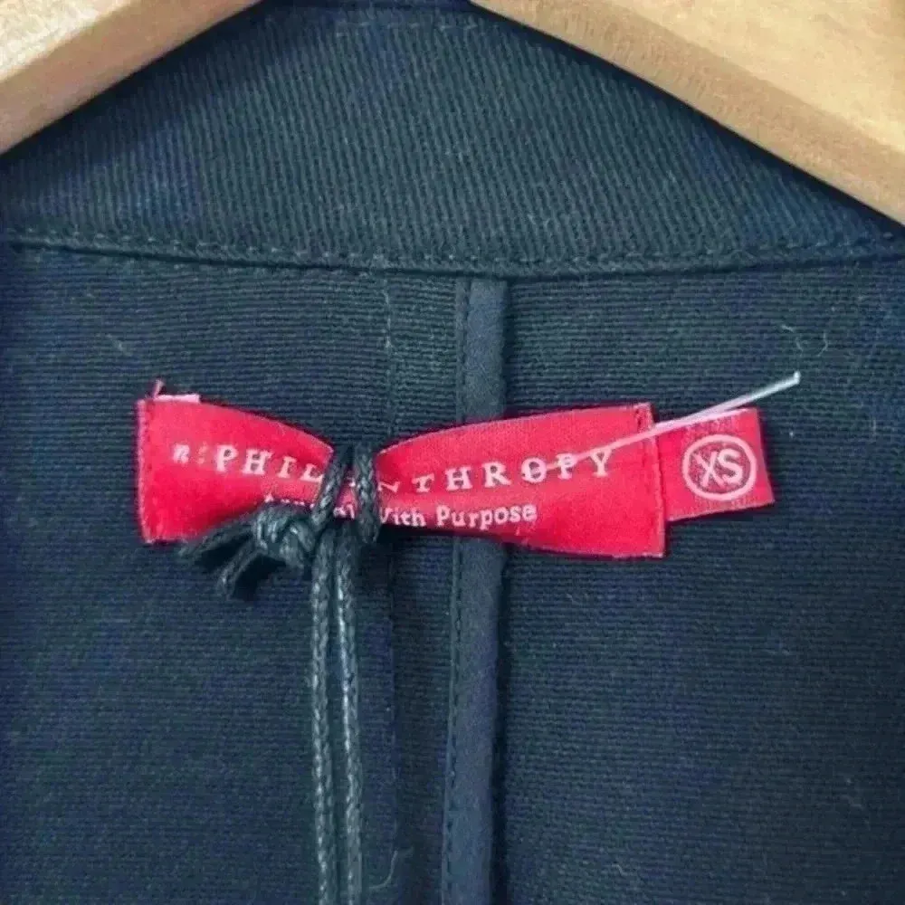 N Philanthropy Passport Trench Coat Black Belted Minimalist Style - Image 5