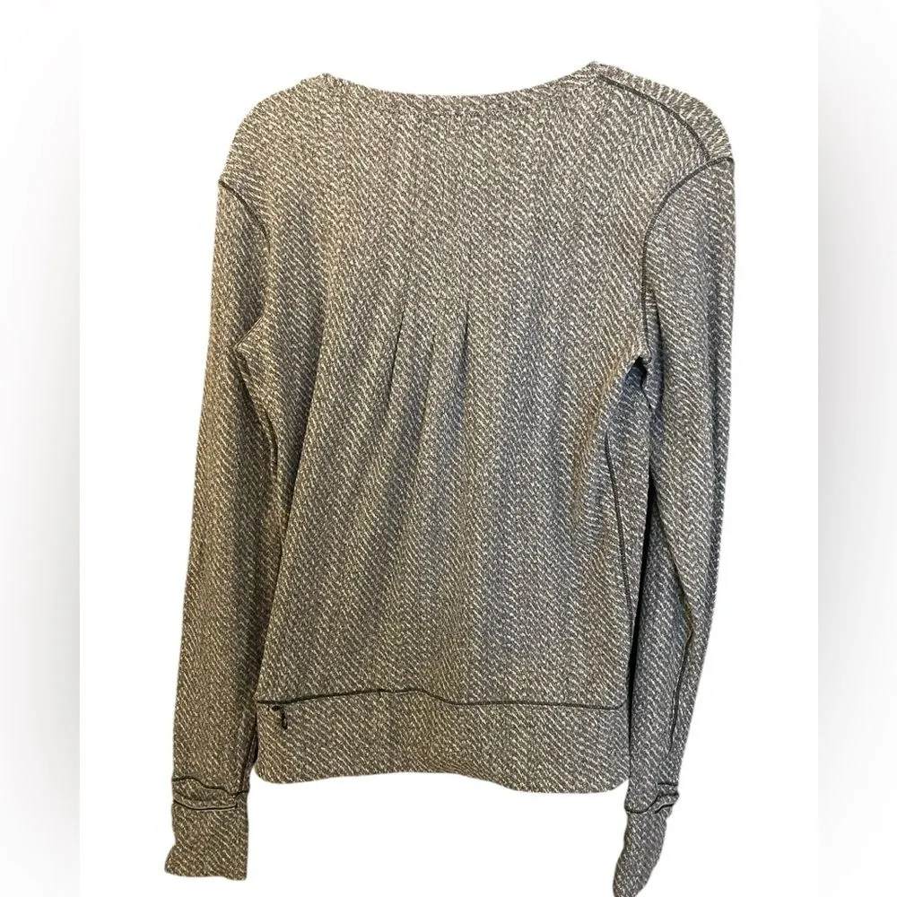Lululemon Women's Grey Rush Hour Long Sleeve Running Pullover - Image 8