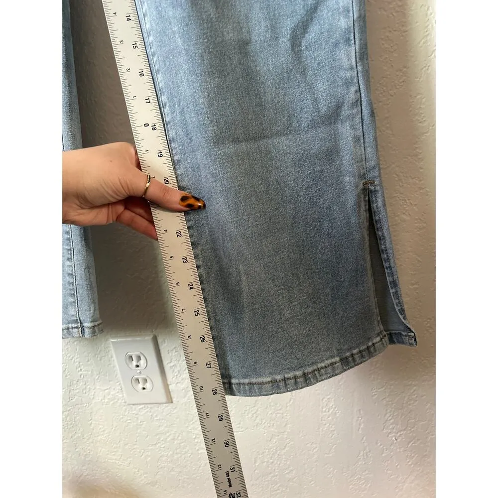 Commense Light Wash Side Slit Denim Jeans M NWT Size 29 - Image 4