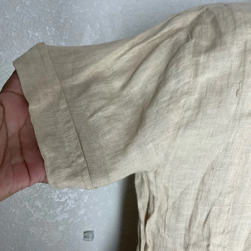 CP Shades Light Tan Button-Up Shirt - Image 7