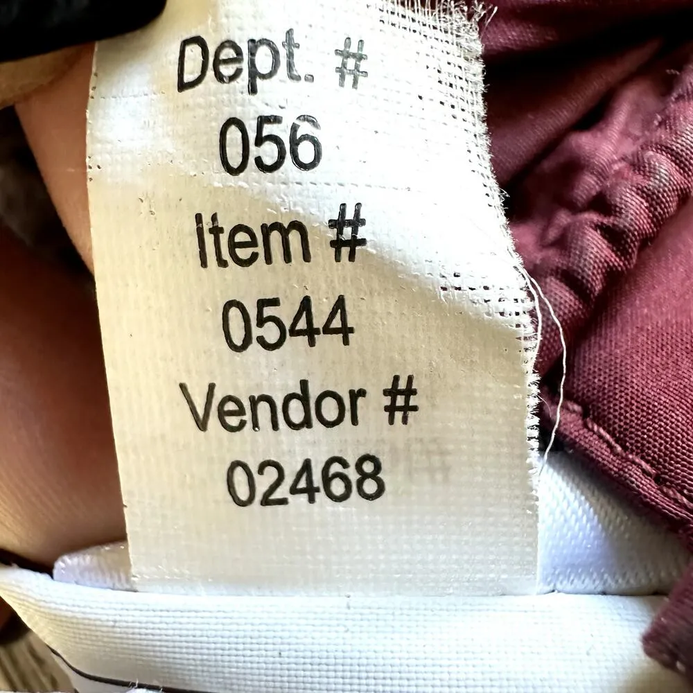 Eddie Bauer Classic Down Parka 1.0 Puffer Down Jacket EB650 Mid Length Hood Red - Image 5