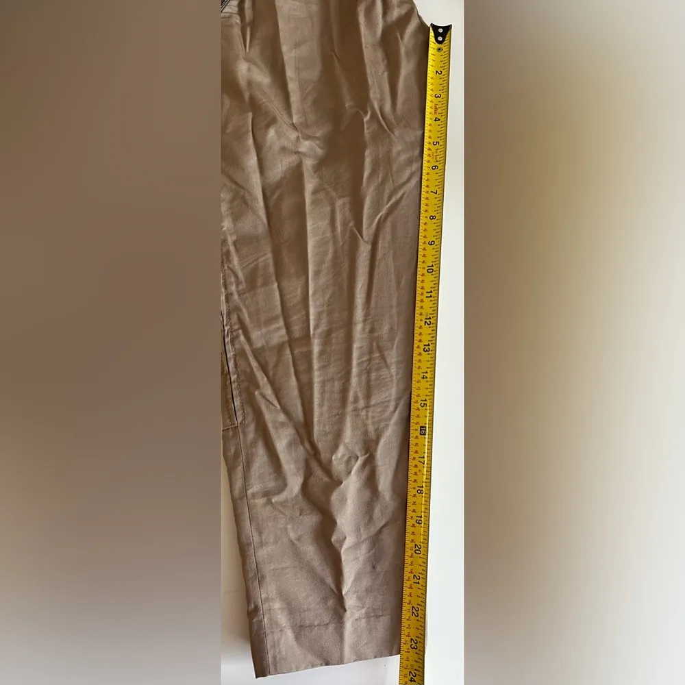 3.1 Phillip Lim Brown Zipper Pants High Rise - Image 6