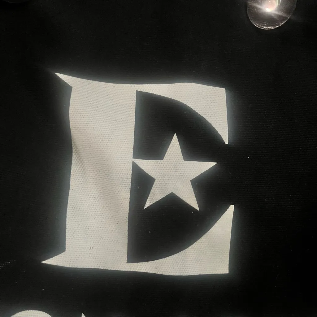 ELTON JOHN Canvas Tote bag Farewell Yellow Brick Road Tour reversible Black - Image 4