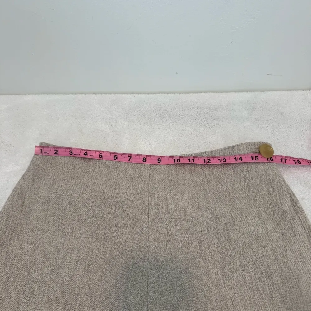 Vince Pants Women Size 8 Side Button Crop Wide Cotton Wool Blend Italy - Image 11