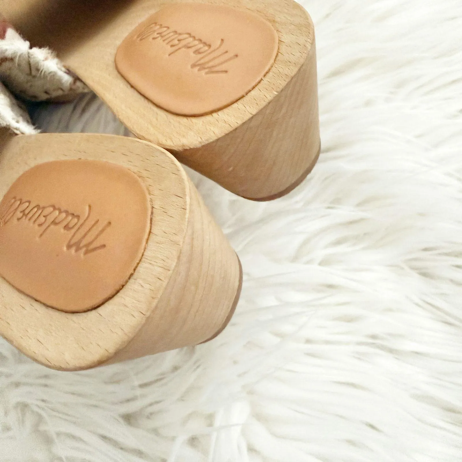 MADEWELL | The Evelyn Slide Clog in Spotted Calf Hair Cligs Sandals | Size 6 - Image 7