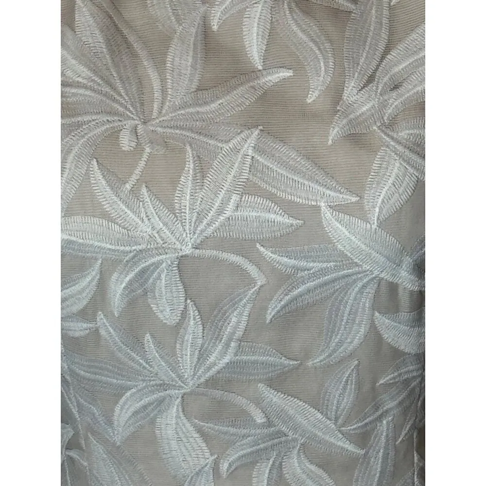 Keepsake Dress Women XS Ivory White Floral Lace Halter Neck Asymmetric Hem‎ Mini - Image 10