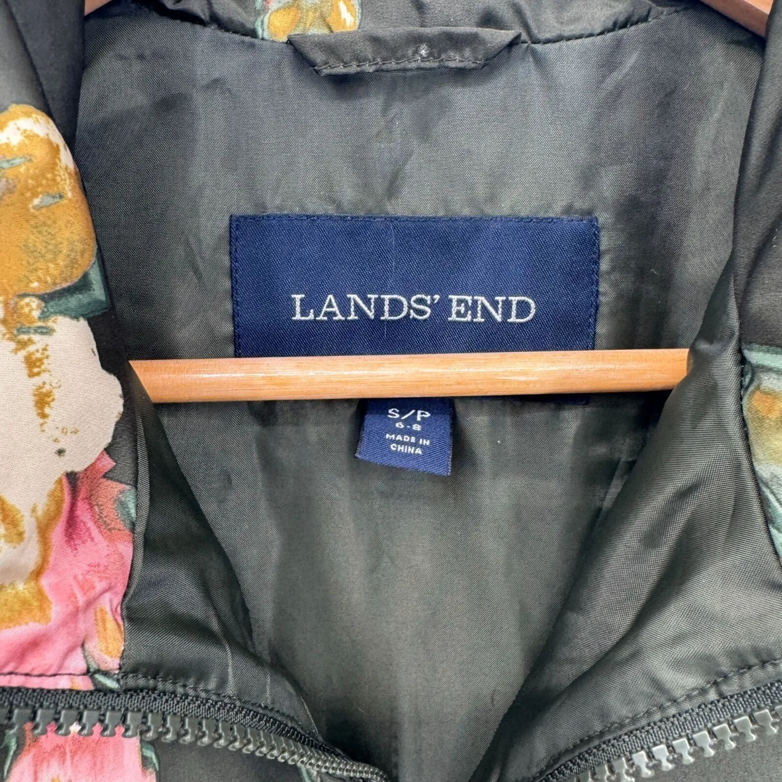 Lands' End Quilted Puffer Vest Womens Small 6 - Image 5