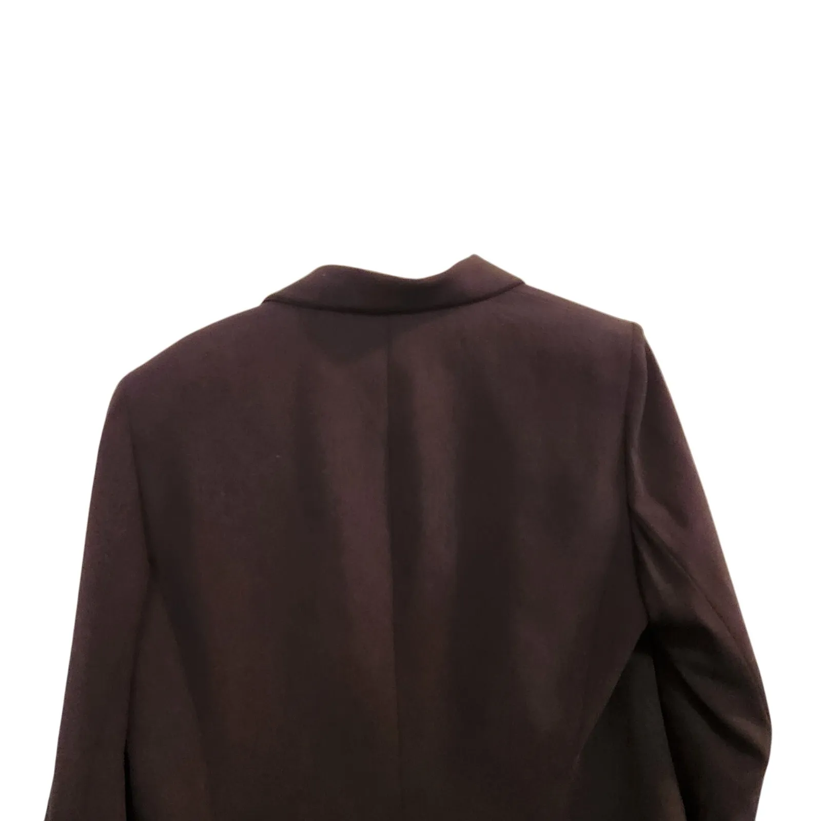 Kasper Workwear Classic Iconic Stretch Rich Chocolate Blazer Jacket Size 14 - Image 9