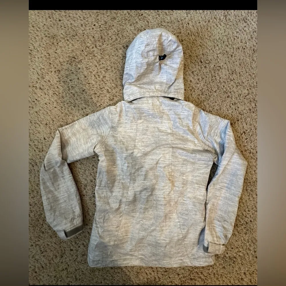 Pulse Winter Ski Jacket Women XS Waterproof Windproof Vented Hooded Gray - Image 6