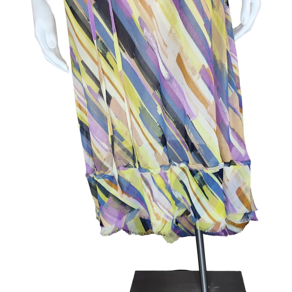 SIMPLY VERA VERA WANG Multi-Color Paint / Clean Slate Dress Women's Medium - Image 5
