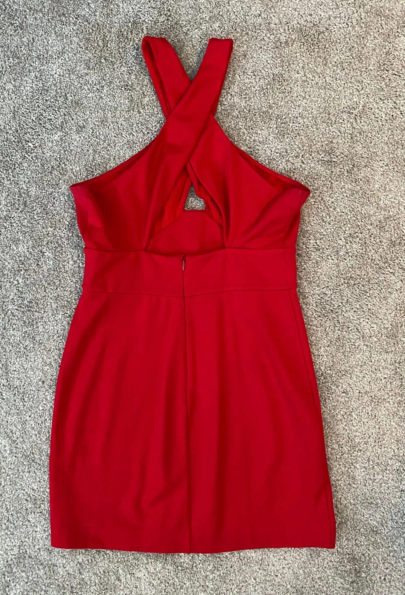 NBD Red Cocktail Dress - Image 3