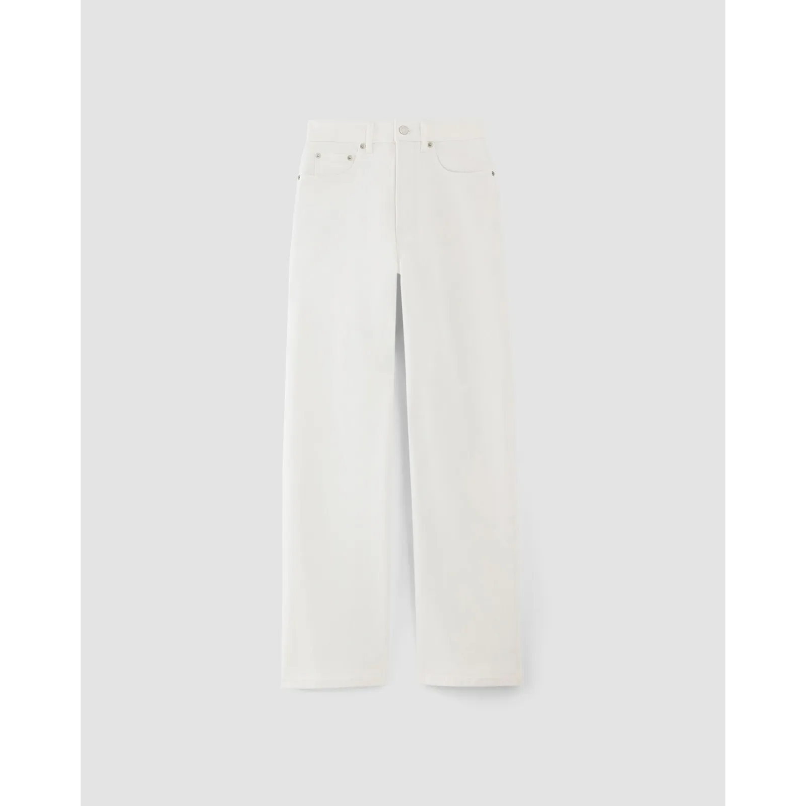 Everlane The Way High Sailor Jean in Bright White 28 R - Image 3