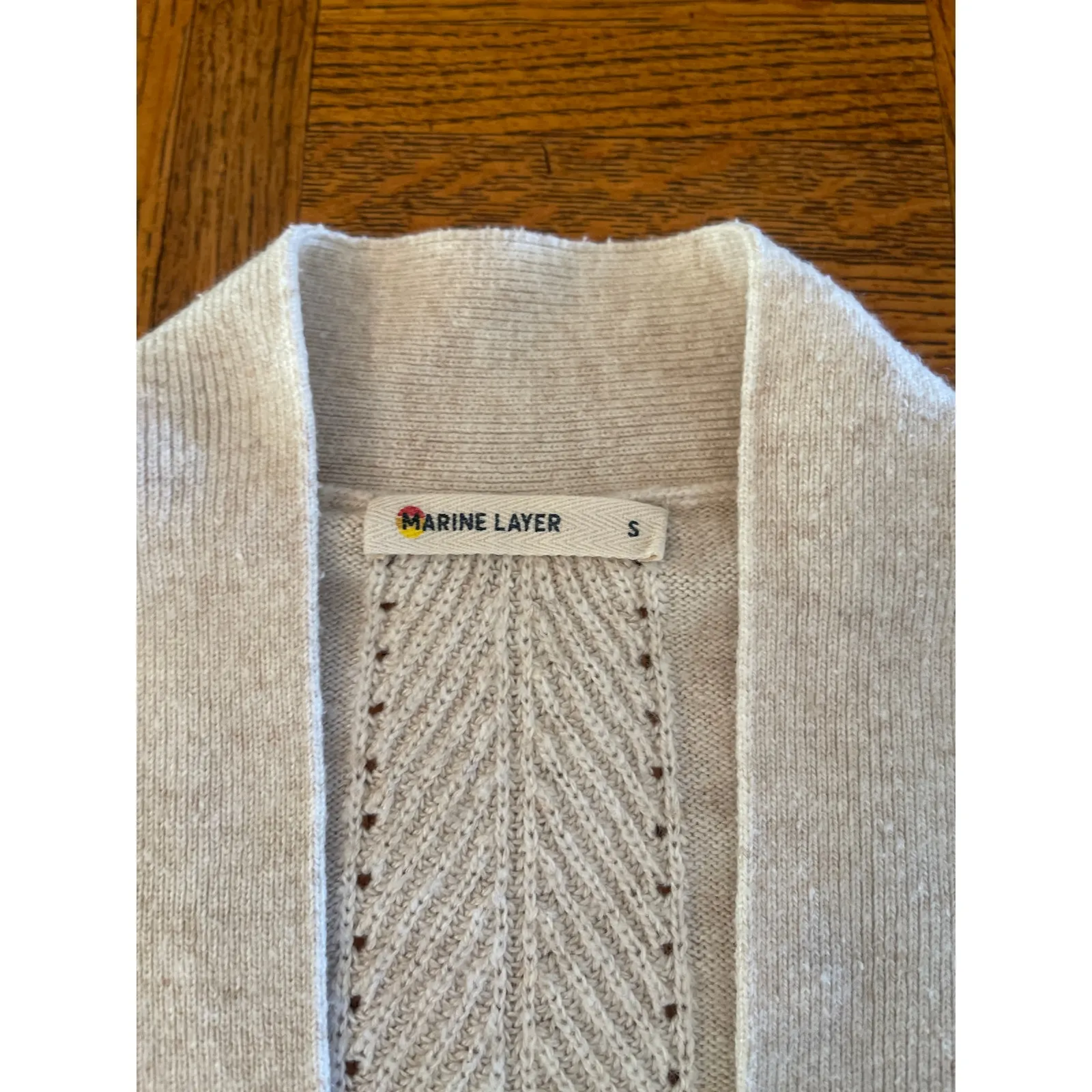 Marine layer  Cashmere blend cardigan sweater Small - Image 4